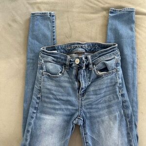 American Eagle Outfitters Women's Blue Jeans Size 2 Long